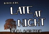 Late at Night Font - Featured Image