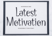 Latest Motivation Font - Featured Image