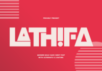 Lathifa Font - Featured Image