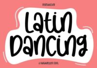 Latin Dancing Font - Featured Image