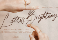 Lattus Brighteny Font - Featured Image