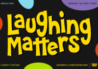 Laughing Matters Font - Featured Image