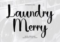 Laundry Merry Font - Featured Image