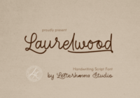 Laurelwood Font - Featured Image