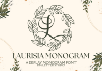Laurisia Monogram Font - Featured Image