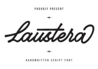 Laustera Font - Featured Image