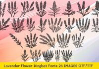 Lavender Flower Font - Featured Image