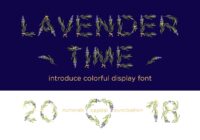 Lavender Time Font - Featured Image