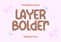 Layer Bolder Font - Featured Image