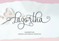 Lazortha Font - Featured Image