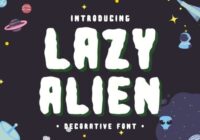 Lazy Alien Font - Featured Image