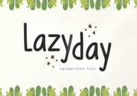 Lazy Day Font - Featured Image