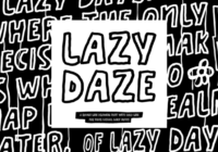 Lazy Daze Font - Featured Image