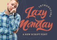 Lazy Monday Font - Featured Image