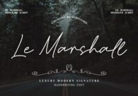 Le Marshall Font - Featured Image