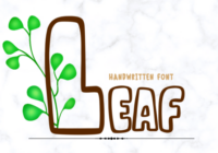 Leaf Font - Featured Image