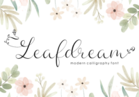 Leafdream Font - Featured Image