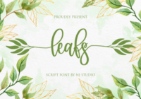 Leafs Font - Featured Image