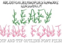 Leafy Vine Font - Featured Image