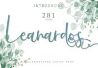 Leanardos Font - Featured Image