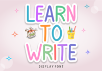Learn to Write Font - Featured Image