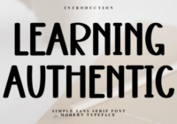 Learning Authentic Font - Featured Image