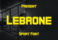 Lebrone Font - Featured Image