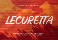 Lecuretta Font - Featured Image
