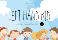 Left Hand Kid Font - Featured Image