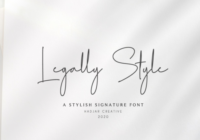 Legally Style Font - Featured Image