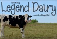 Legend Dairy Font - Featured Image