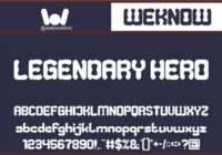 Legendary Hero Font - Featured Image