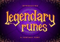 Legendary Runes Font - Featured Image