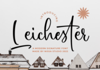 Leichester Font - Featured Image