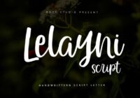 Lelayni Script Font - Featured Image