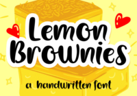 Lemon Brownies Font - Featured Image