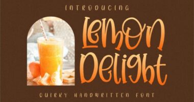 Lemon Delight Font - Featured Image