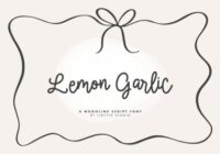 Lemon Garlic Font - Featured Image