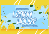 Lemon House Font - Featured Image
