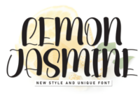 Lemon Jasmine Font - Featured Image