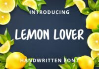 Lemon Lover Font - Featured Image
