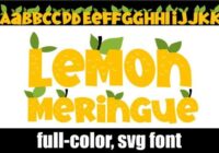 Lemon Meringue Font - Featured Image