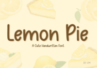 Lemon Pie Font - Featured Image