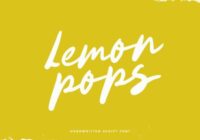 Lemon Pops Font - Featured Image