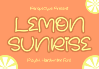 Lemon Sunrise Font - Featured Image