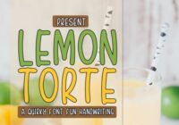 Lemon Torte Font - Featured Image