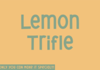 Lemon Trifle Font - Featured Image
