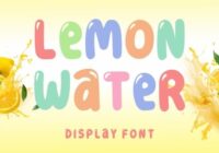 Lemon Water Font - Featured Image
