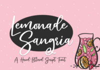 Lemonade Sangria Font - Featured Image
