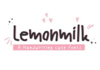 Lemonmilk Font - Featured Image